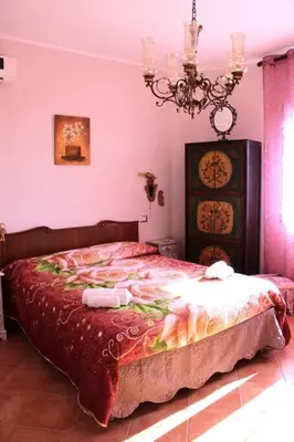 Letto o letti in una camera di Vida Noa - Casa vista mare - Sud Sardegna