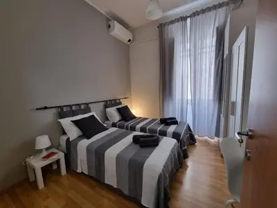 Letto o letti in una camera di Sa domu de su beciu