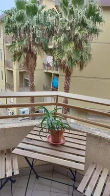 Balcone o terrazza di Apartment with private parking spot in Oristano's city center
