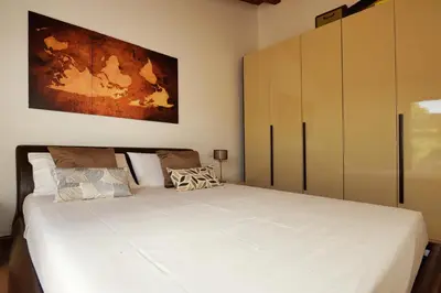 Letto o letti in una camera di Countryside villa with pool