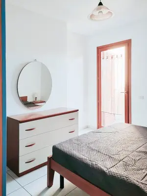 Letto o letti in una camera di Incantevole appartamento al primo piano con terrazzo