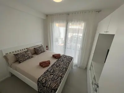 Letto o letti in una camera di Luxury beach front