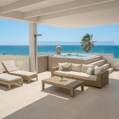 Luxury beach front