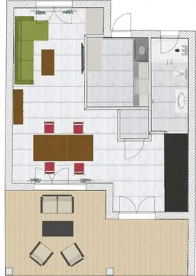 Planimetria di Villa Bettina
