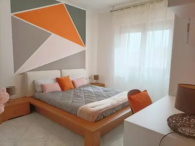 Letto o letti in una camera di La casa di Lavy - private parking + wifi