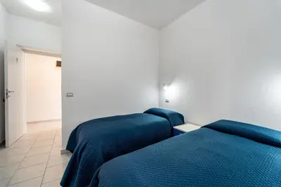 Letto o letti in una camera di B&B il Rifugio