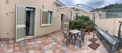 Balcone o terrazza di PiazzaItaliaSuite appartamento con terrazza