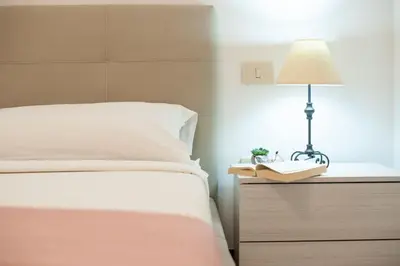 Letto o letti in una camera di [Torregrande]APT.1-Con terrazzo a pochi metri dal mare - Free Wi-Fi