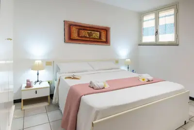 Letto o letti in una camera di [Torregrande]APT.2 - Vicino al mare - Free Wi-Fi