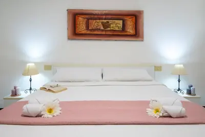Letto o letti in una camera di [Torregrande]APT.2 - Vicino al mare - Free Wi-Fi