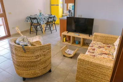 TV o dispositivi per l'intrattenimento presso Calasetta Comfy Apartment x5 - w/ Terrace
