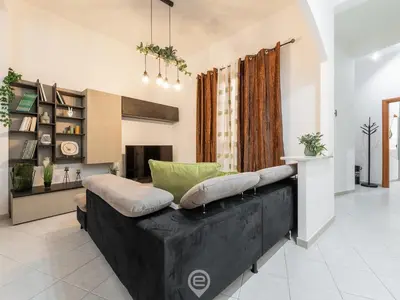Area soggiorno di Trendy City Apartment