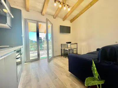 Cucina o angolo cottura di Le Corti Sarde Beach Apartments