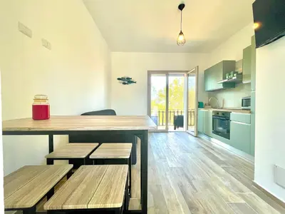 Cucina o angolo cottura di Le Corti Sarde Beach Apartments