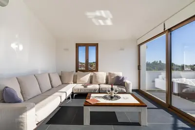 Area soggiorno di Lighthouse Holiday Home