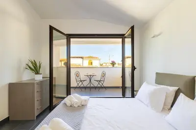 Letto o letti in una camera di Lighthouse Holiday Home