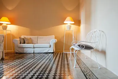 Area soggiorno di BluLassù City Center Rooms