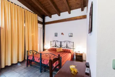 Letto o letti in una camera di Turismo Rurale La Miniera Fiorita