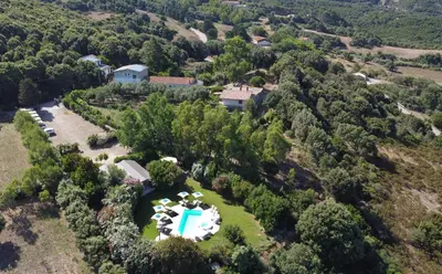 Paesaggio naturale nelle vicinanze of country house