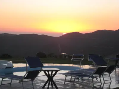 Paesaggio naturale nelle vicinanze of country house