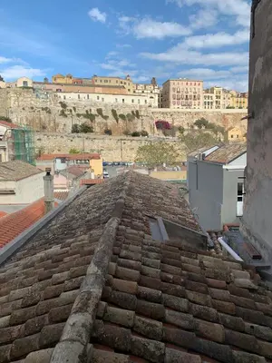 Vista generica su Cagliari o vista sulla città dall'interno dell'appartamento
