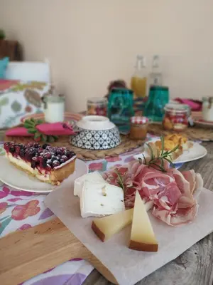 Cibo presso il bed & breakfast o nelle vicinanze