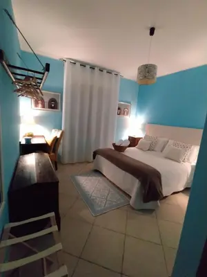 Letto o letti in una camera di Il Sentiero B&Bìo