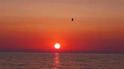 Alba o tramonto visti dall'interno dell'appartamento o dai dintorni