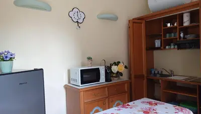 Cucina o angolo cottura di La pecorella in vacanza IUN R3384
