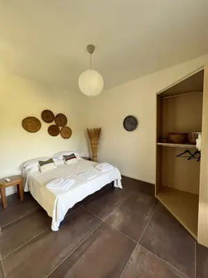 Letto o letti in una camera di Kepos room