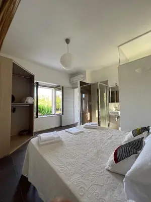 Letto o letti in una camera di Kepos room