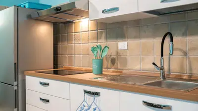 Cucina o angolo cottura di Una miniera sotto casa - Pan di Zucchero - Nebida