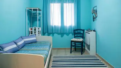 Letto o letti in una camera di Una miniera sotto casa - Pan di Zucchero - Nebida