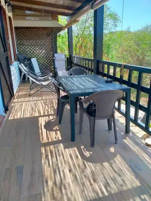 Balcone o terrazza di Casa vacanze Torre dei corsari vista mare