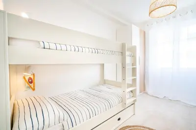 Letto o letti in una camera di Oltremare, Patio, two steps from the sea