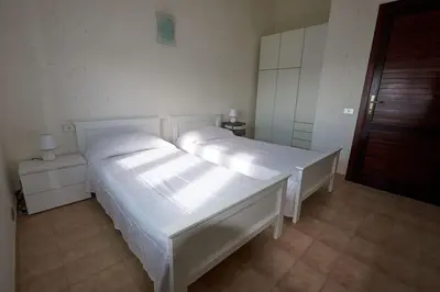 Letto o letti in una camera di Stunning sea View Villa w/private Pool - 5 Minutes From the Beach!