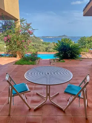 Paesaggio naturale nelle vicinanze della villa