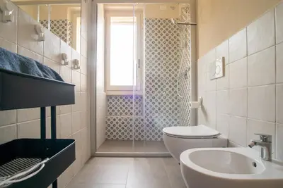 Bagno di GuestHost - Baccu Mandara Sea View Modern Villa with Parking!
