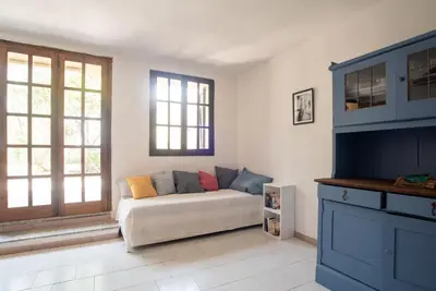 Area soggiorno di GuestHost - Baccu Mandara Sea View Modern Villa with Parking!