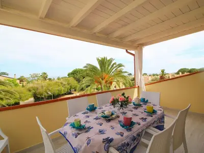 Balcone o terrazza di Apartment on Costa Rei with Stunning Beaches