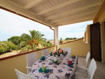 Balcone o terrazza di Apartment on Costa Rei with Stunning Beaches