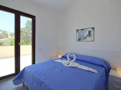 Letto o letti in una camera di Apartment on Costa Rei with Stunning Beaches