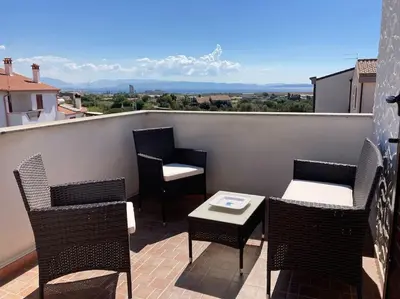 Balcone o terrazza di Flamingo's House in Sant'Antioco, Sardinia