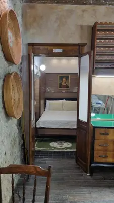 Letto o letti in una camera di Loft Sant' Efisio