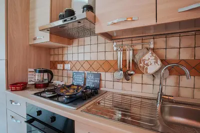 Cucina o angolo cottura di Sardinia's house WIFI Sea Hills and mining history