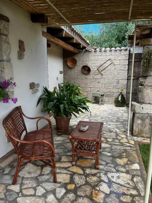 Patio o area all'aperto di Graziosa stanza campidanese Su terzu
