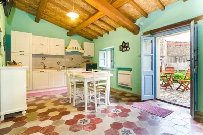 Cucina o angolo cottura di Antica Dimora del Melograno