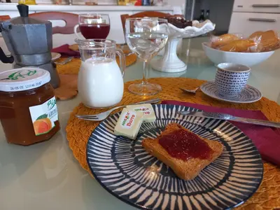 Cibo presso il bed & breakfast o nelle vicinanze