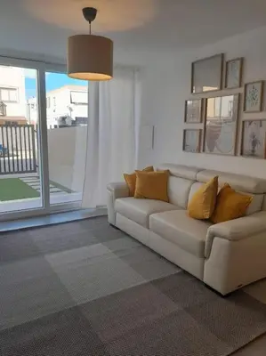 Area soggiorno di Elegante monolocale Elmas Cagliari