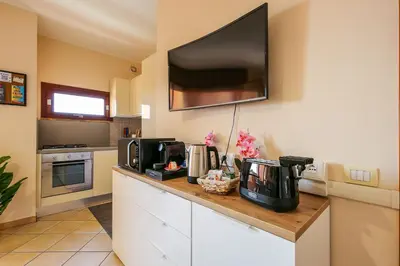 Cucina o angolo cottura di Uno sguardo sul mare - Apartment -